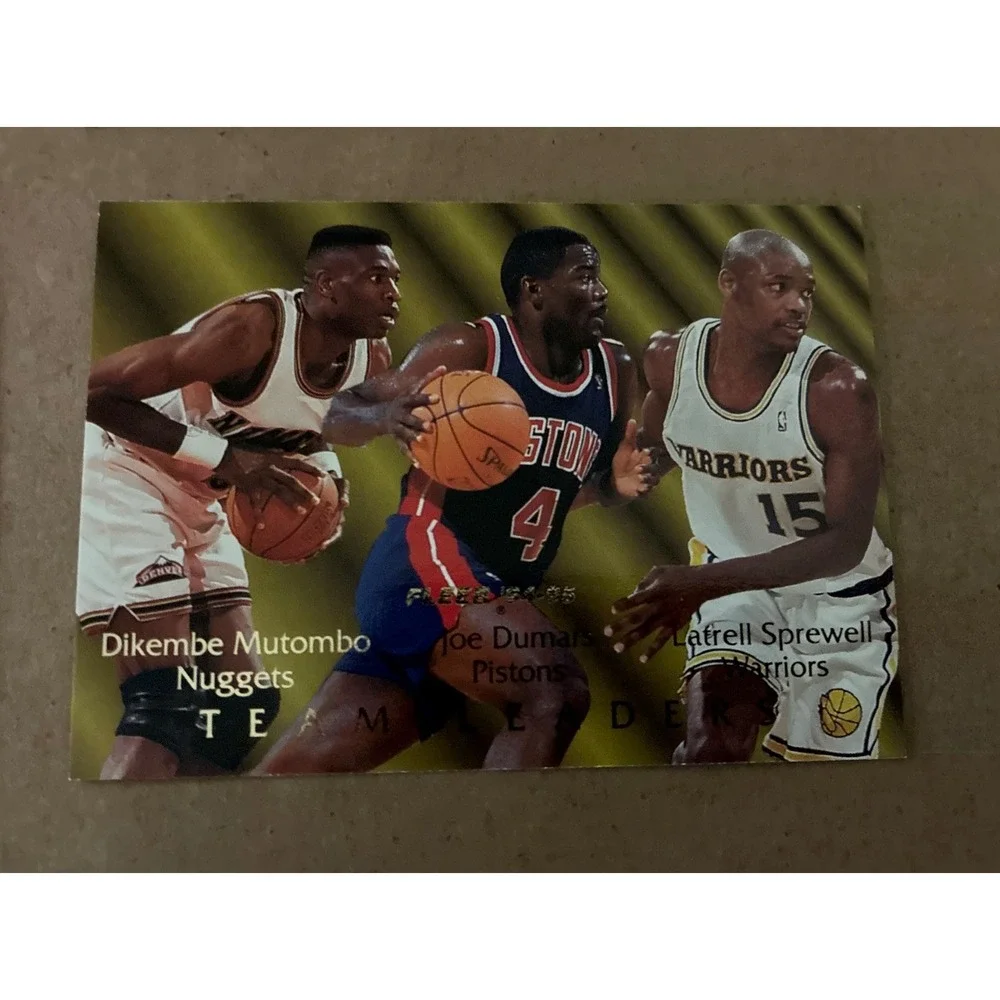 94-95 Fleer Team Leaders Series  Complete Set Of 9 / ONeal, Pippen, Miller‎